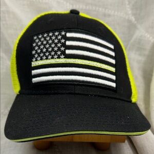 Stuff high visibility American flag trucker hat baseball cap